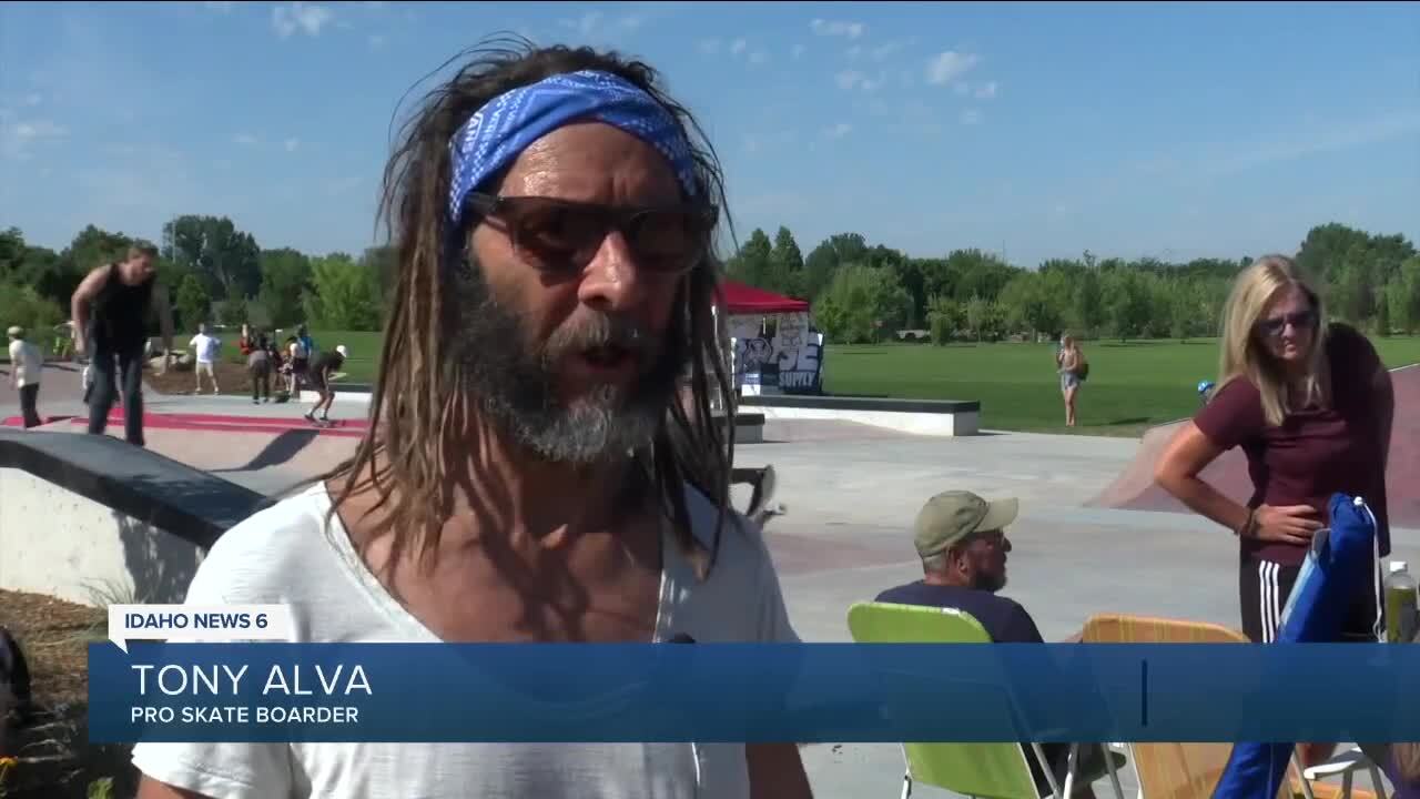 Skateboarding Legend Tony Alva was on hand for Molenaar Skate Park opening