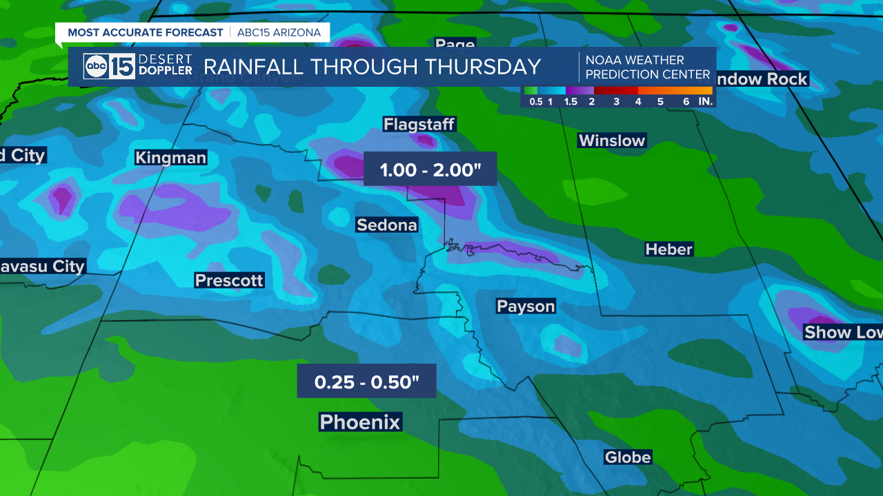 Rainfall forecasts 3-15-23