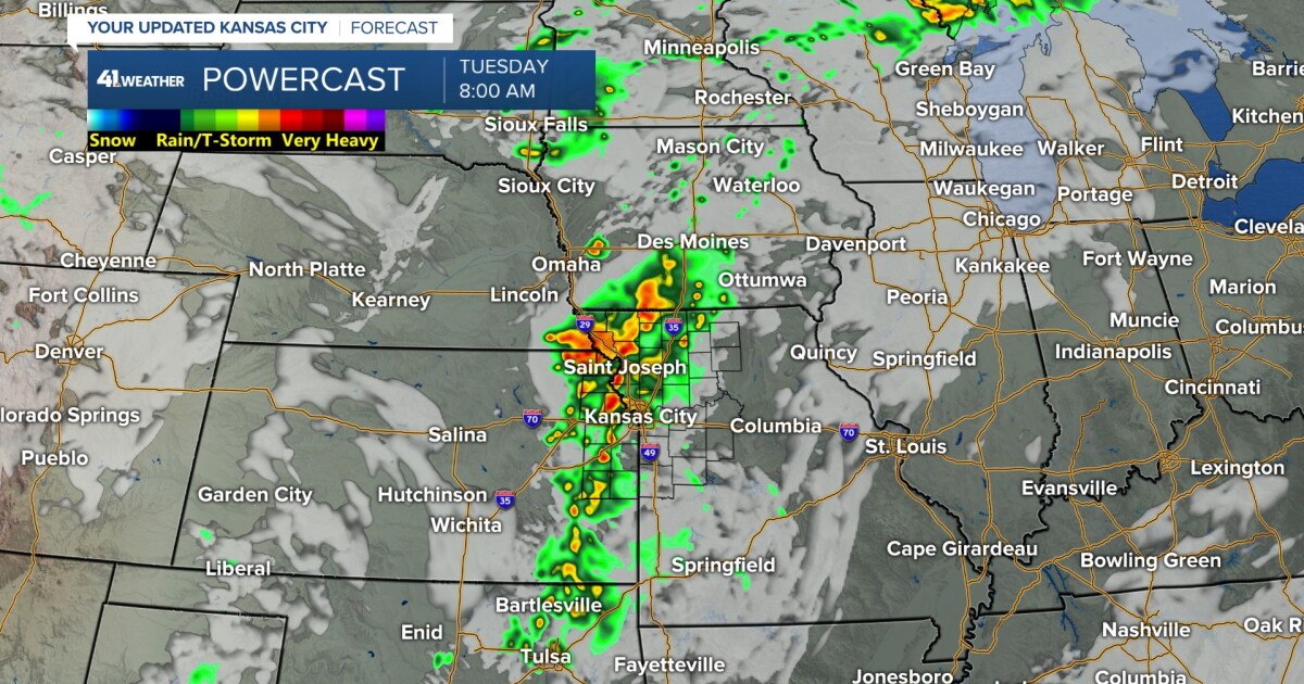 KSHB 41 Weather Blog | Chance of thunderstorms, then good chance of heat