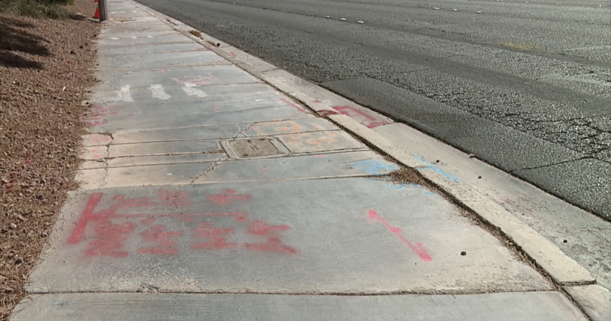 Las Vegas neighborhoods left covered in utility spray paint as Google Fiber expands across city Las Vegas neighborhoods left covered in utility spray paint as Google Fiber expands across city