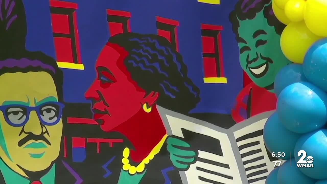 New mural celebrates black legacy at future AFRO newspaper headquarters