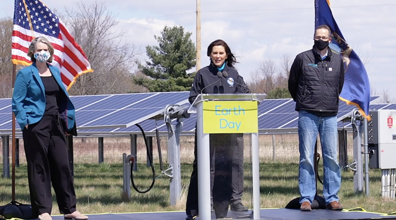 Gov. Gretchen Whitmer celebrates Earth Day