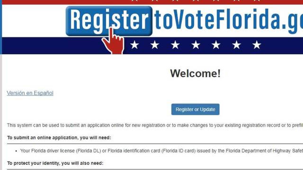 Florida launches online voter registration