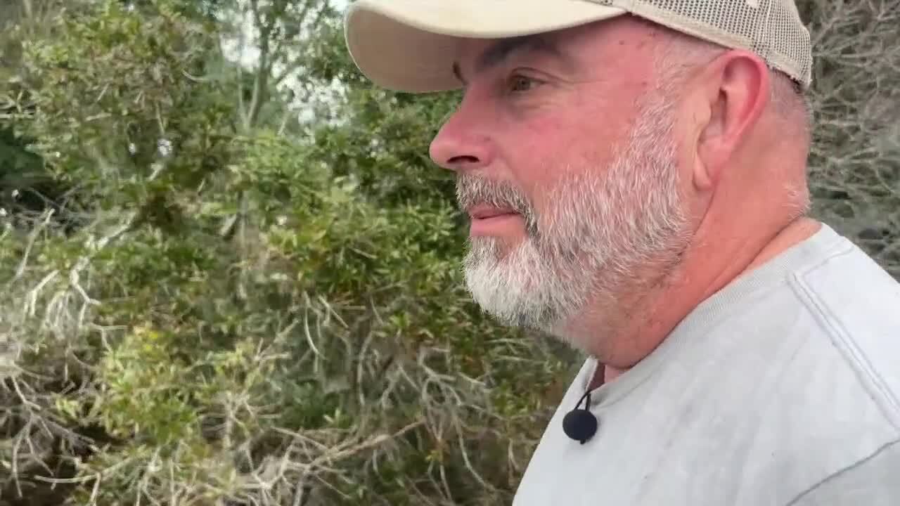 North River Shores resident Glenn Harte says there was only minutes notice of an approaching tornado. Jan. 16, 2024