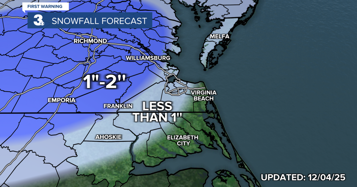First Warning Forecast: Snow expected for many Friday morning!
