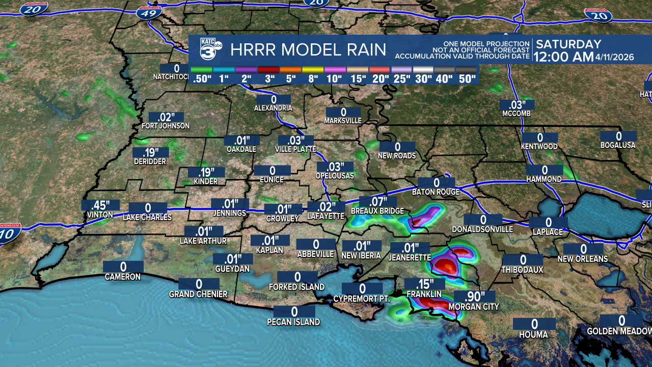 Extended HRRR Accumulation Acadiana.png