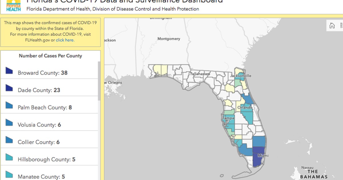 How Many Coronavirus Cases Are There In Florida Check The State S