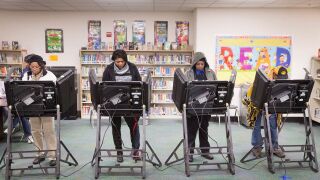 Ferguson, Missouri, residents voting in 2014.