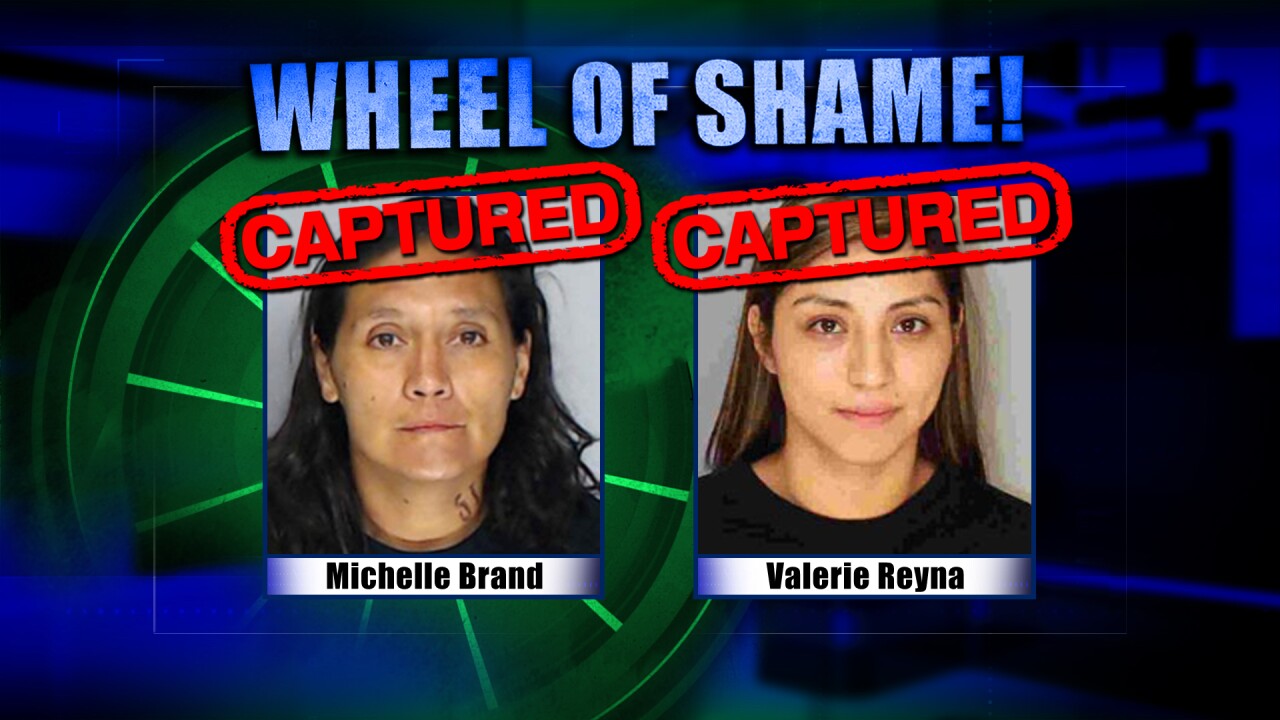 Wheel Of Shame Fugitives Arrested: Michelle Brand and Valerie Reyna