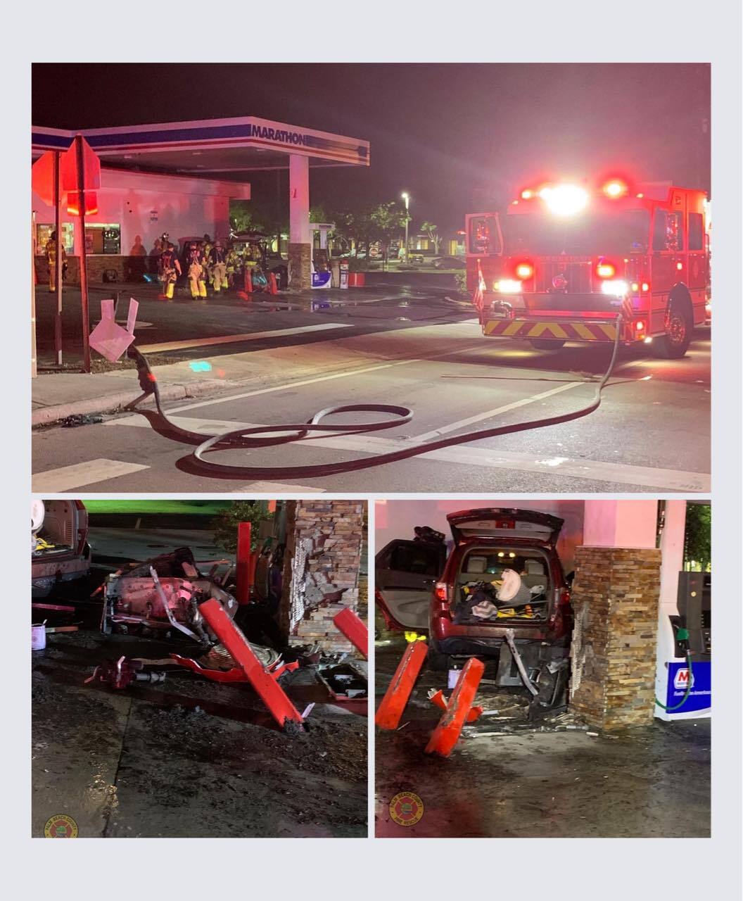 Gas pump explosion