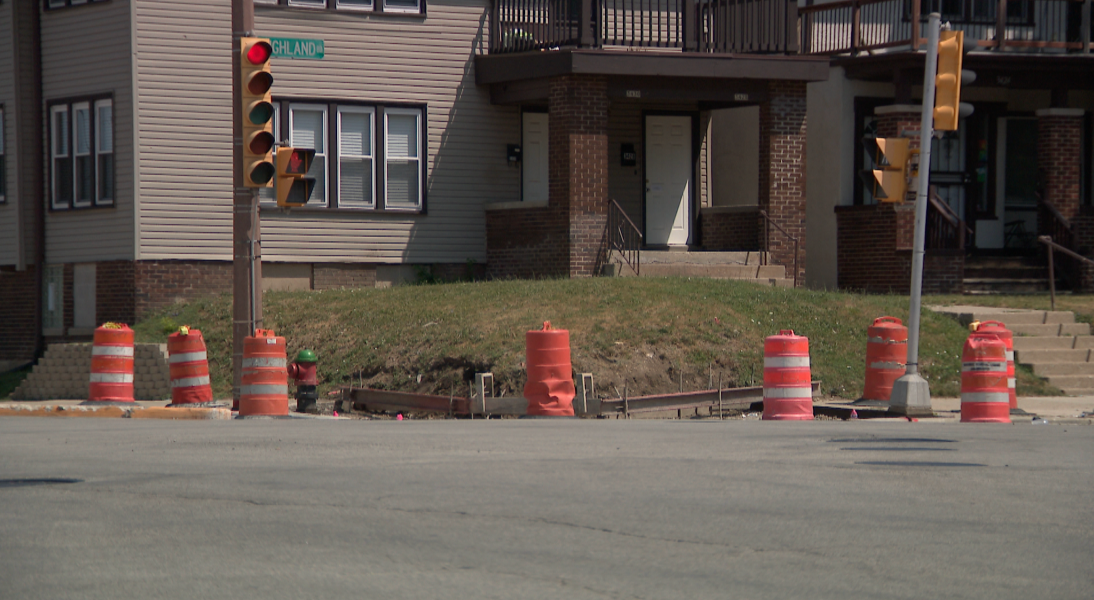 Milwaukee residents with disabilities forced into street as sidewalk construction blocks access