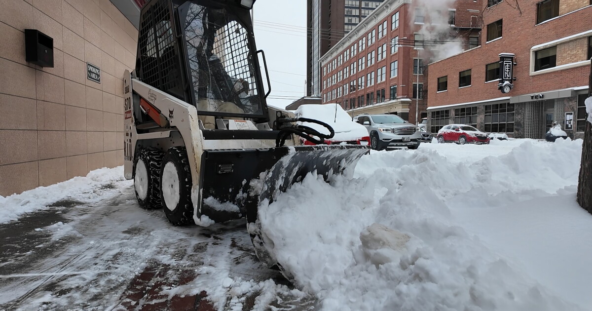 A foot of snow brings sledding, shoveling and holiday cheer to Billings