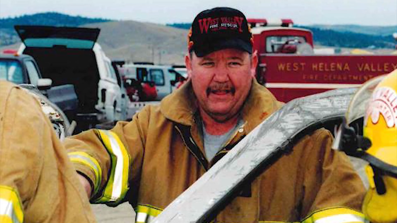 Jerry Shepherd responding to fire