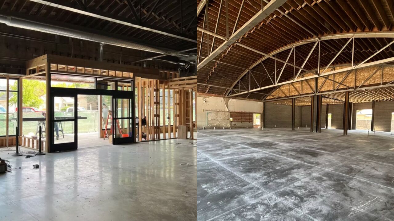 Construction of the future Wasatch Food Co-op in Salt Lake City