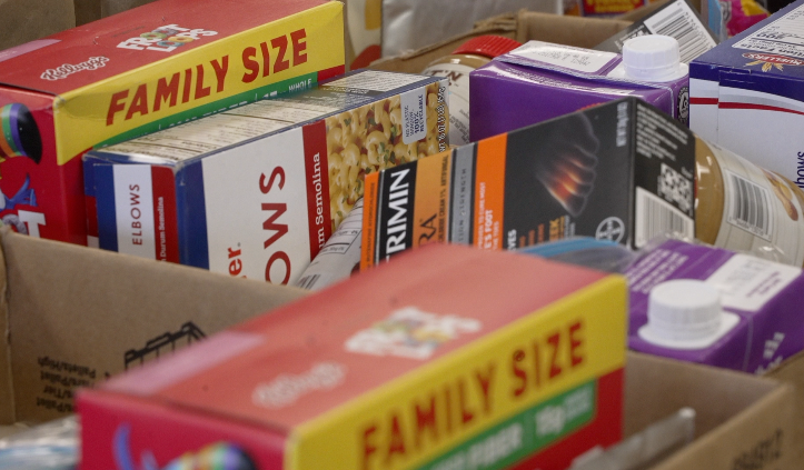 Food in boxes
