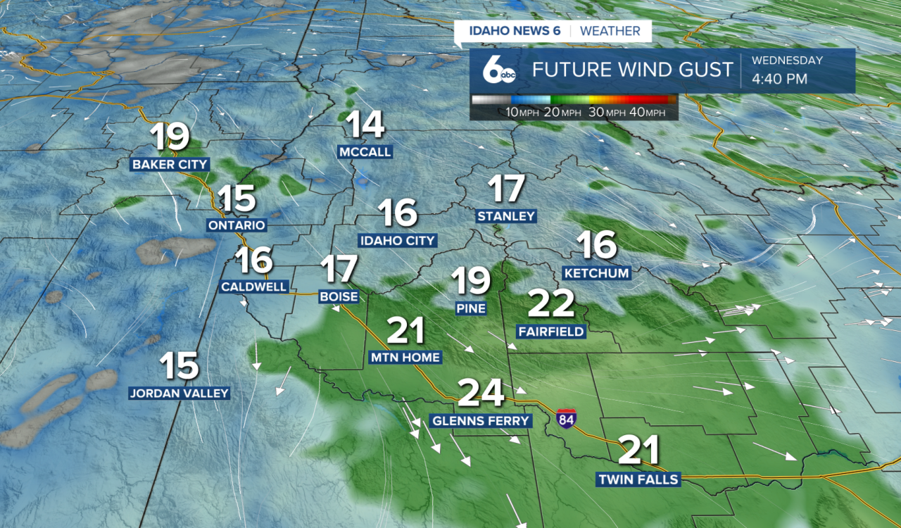 Future wind gusts