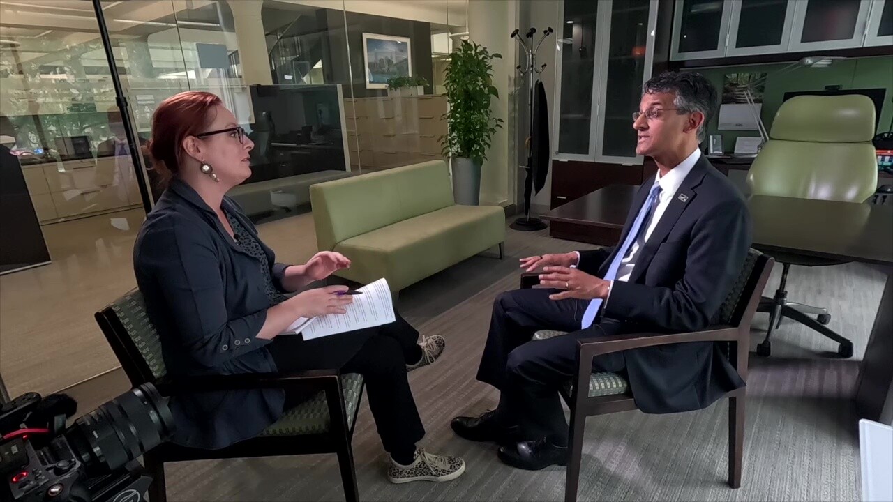 News 5 reporter Michelle Jarboe talks about data center moratoriums with Baiju Shah, the president and CEO of the Greater Cleveland Partnership.