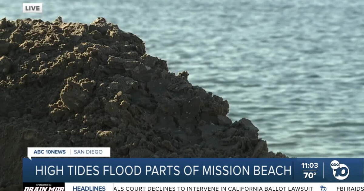 Mission Bay Residents Reinforce Defenses as High Tides Return to Properties