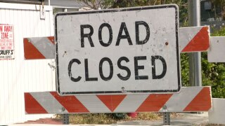 20th Street road closed 