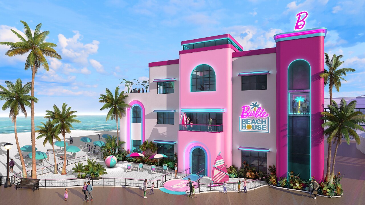 Barbie Beach House in Glendale, Arizona.