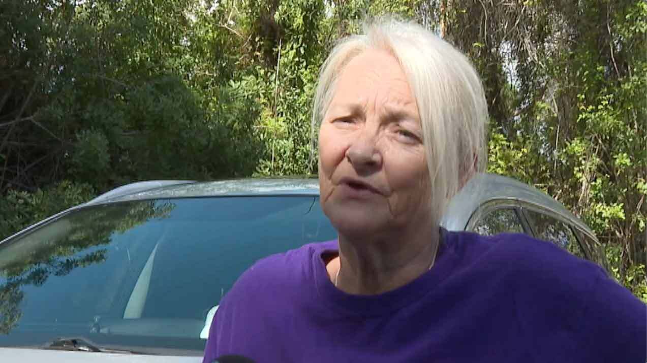 Margaret Parramore explains how her husband found the missing woman alive in the woods.