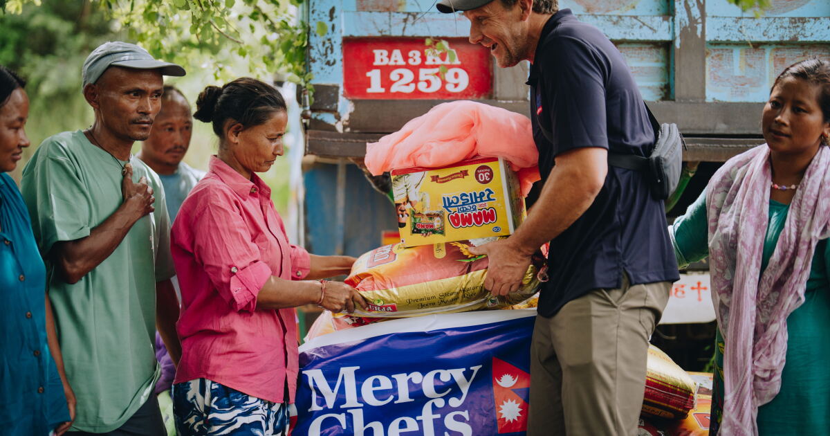 Portsmouth nonprofit Mercy Chefs responds to Nepal flooding, distributes 40,000 meals