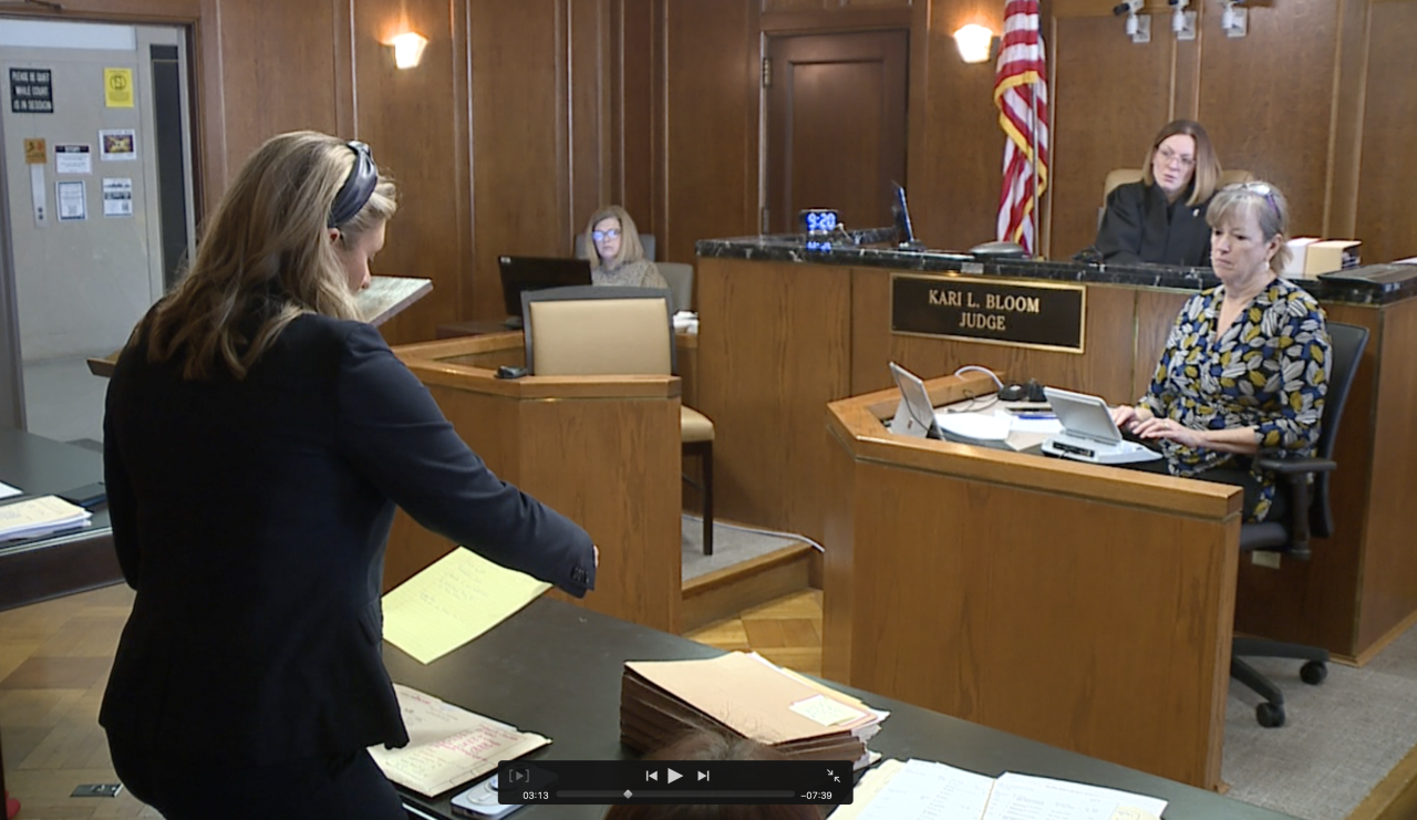 A hearing in Hamilton County Juvenile Court on Feb. 1