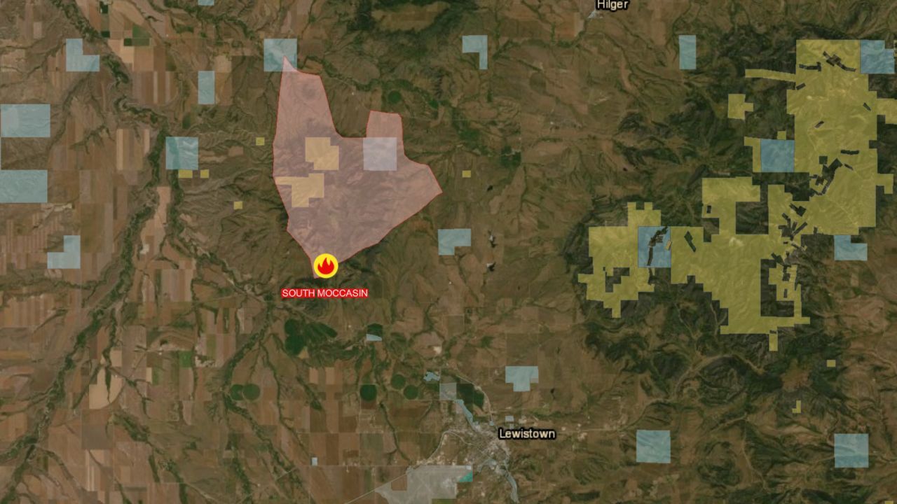 South Moccasin Fire in Fergus County