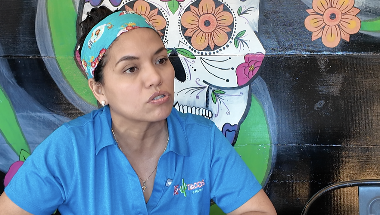 Rosa Parra, owner of K Tacos & More