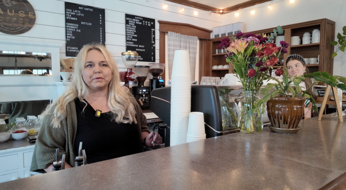 Tara Stucky, owner of Cause Coffee in De Soto
