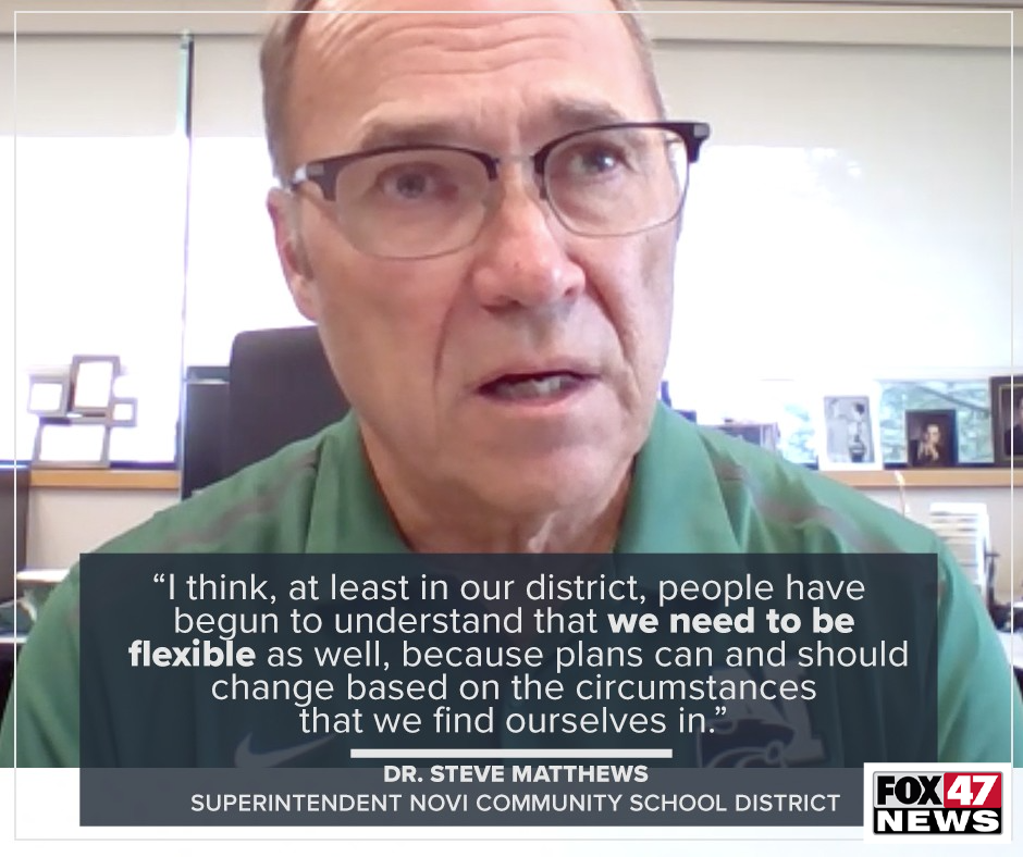 Superintendent of Novi Public Schools Dr. Stephen Matthews