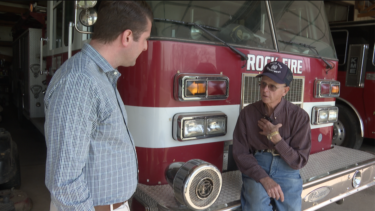 charley pearson rock volunteer fire department douglas braff
