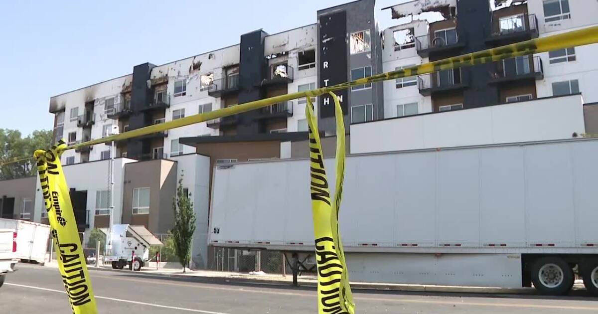 Displaced residents given fifteen minutes to recover their belongings from Midvale apartment