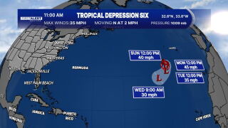 Tropical Depression Six