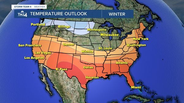 NOAA Winter Temperature Forecast