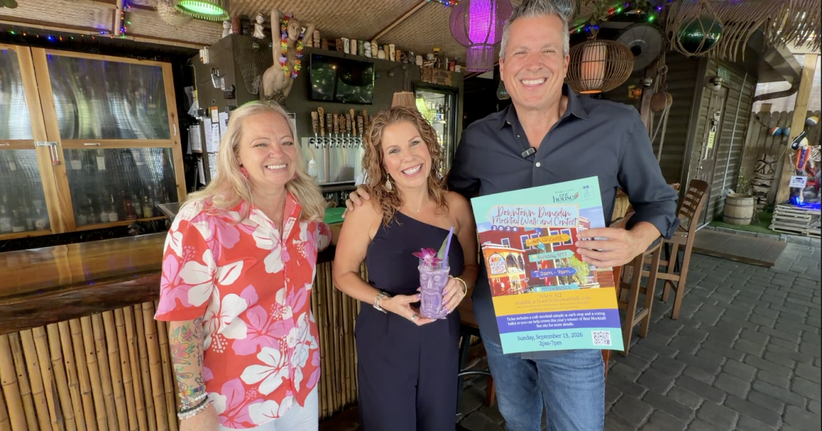Dunedin Mocktail Walk, a fun and sober bar crawl through downtown, is set for this Sunday