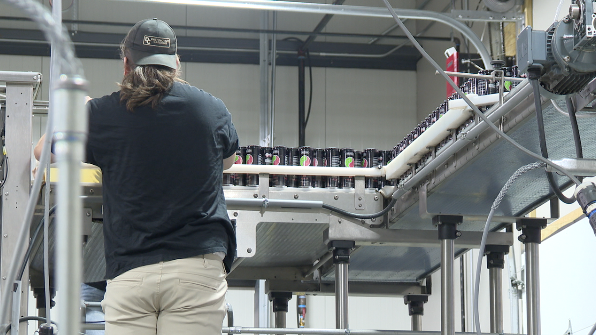 Workers on the production line