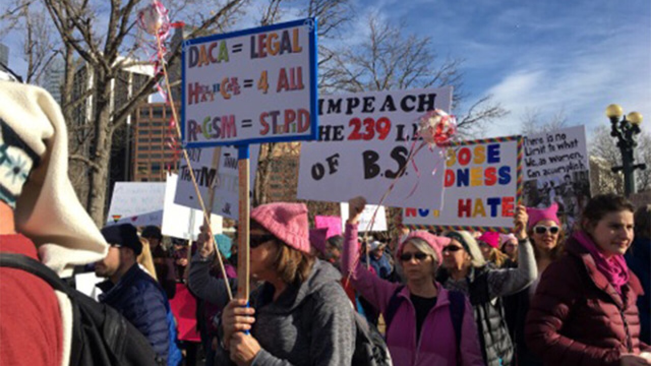 See photos from the Denver Women's March of 2018