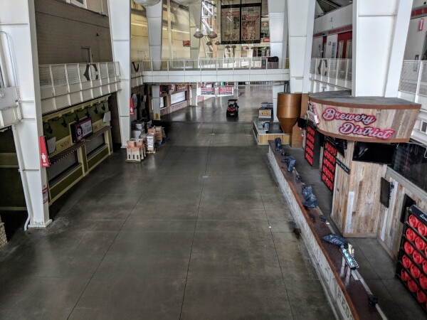 Concession stands gearing up for Opening Day (photo by G Yek).jpg
