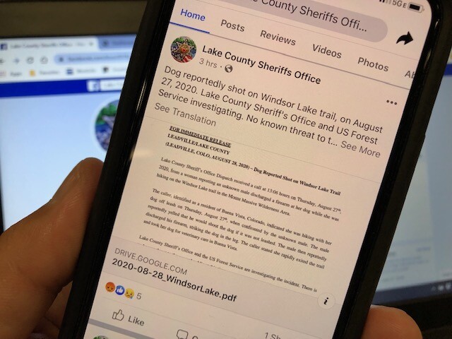 Lake County Sheriff Facebook Post