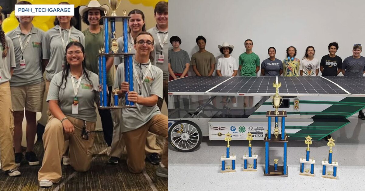 Palm Beach County STEM students overcome obstacles to win Solar Car Challenge