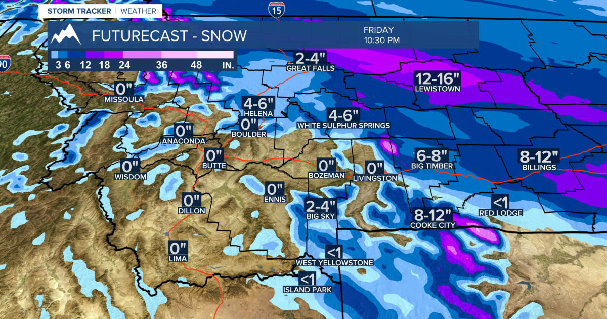 Highly varied weather to impact Montana through Saturday