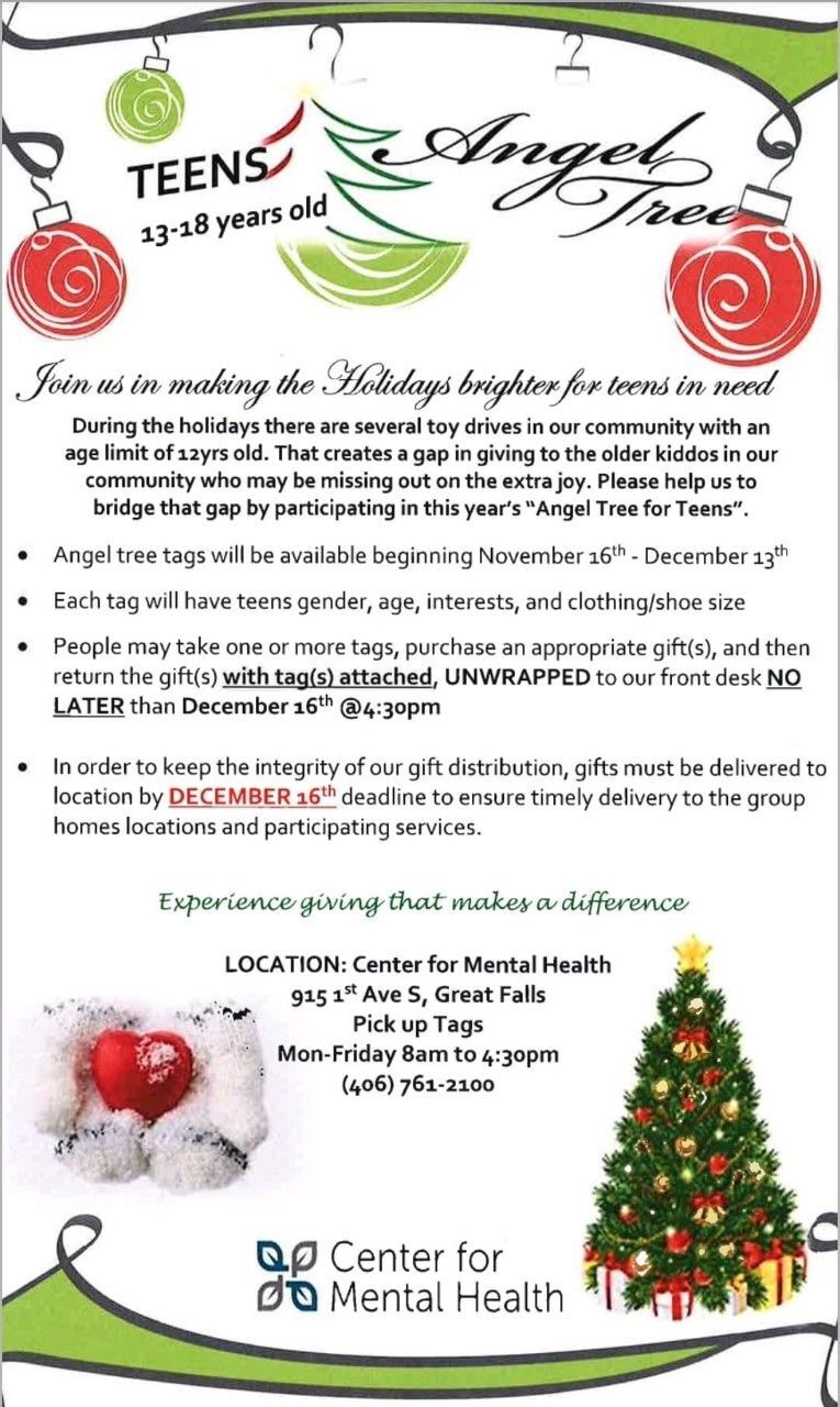Angel Tree for Teens