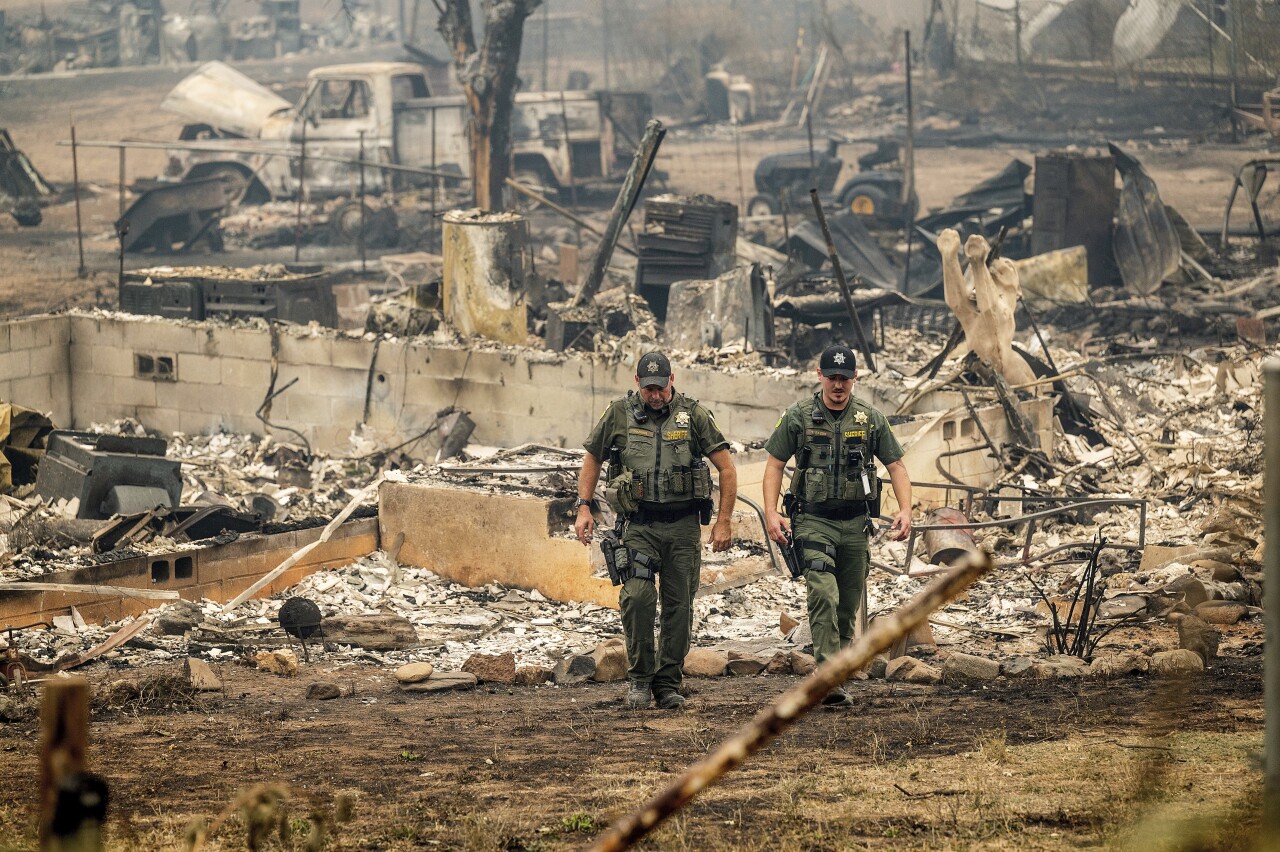 Scenic California river hamlet wiped out by deadly wildfire