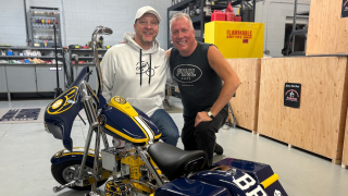  Brewers fans turn mini motorcycle into rolling tribute