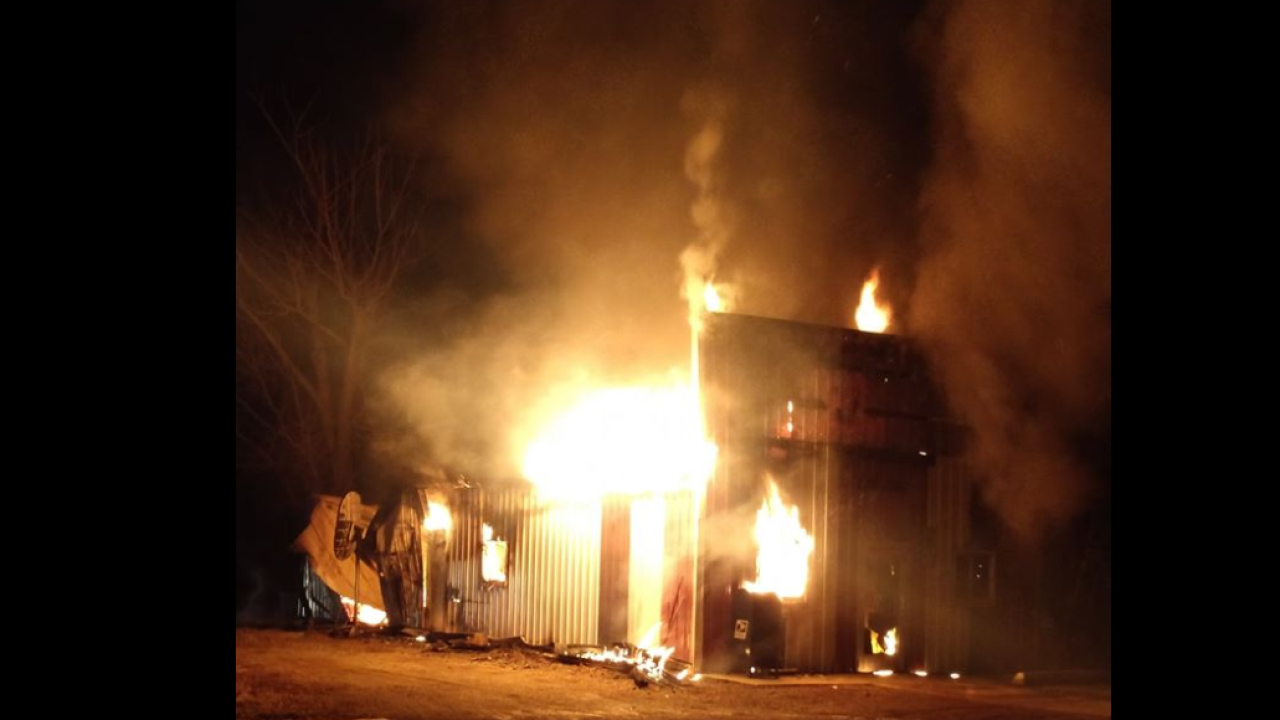 Fire Destroys Rural Montana Post Office