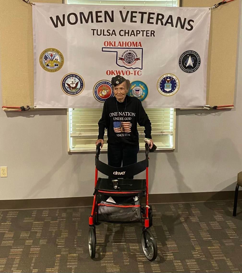 Winifred Imogene “Freddie” Whelchel Dudley on her 100th birthday