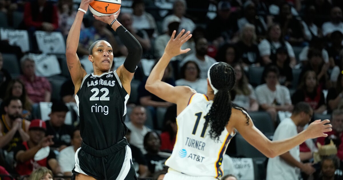Wilson scores 25 points as Aces even WNBA semifinal series at 1-1 Wilson scores 25 points as Aces even WNBA semifinal series at 1-1