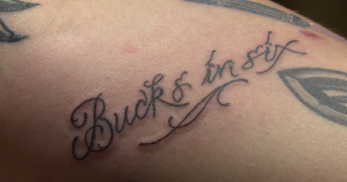 De Pere man gets 'Bucks in Six' tattoo to celebrate the NBA Championship