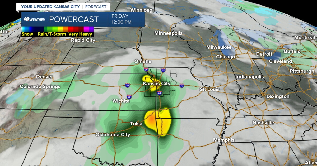 KSHB 41 Weather Blog | Kansas City's upcoming rain, Tropical Storm Melissa